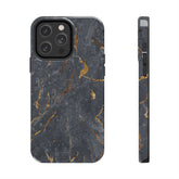 Black Golden Marble - iphone Tough Cases - phone cases